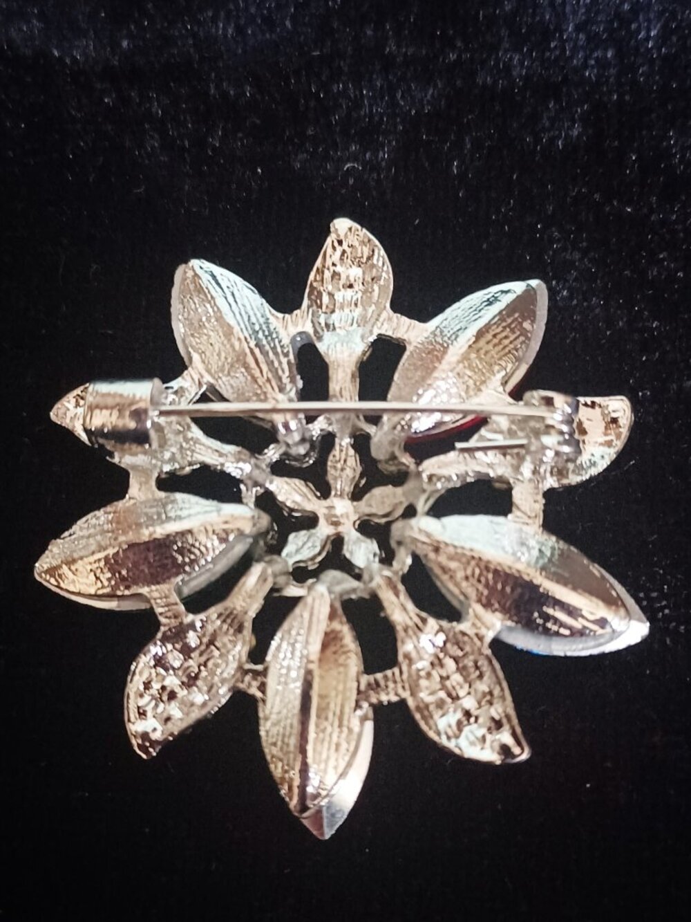 Mullti Colored Rhinestone Brooch - Picture 2 of 4